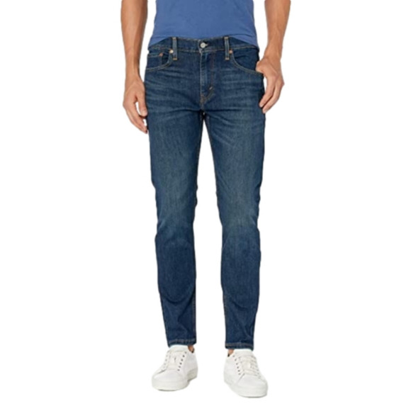 LEVI'S 512s Slim Fit Tapered Leg In Faded Indigo Men's Size 36×34 - Picture 1 of 11